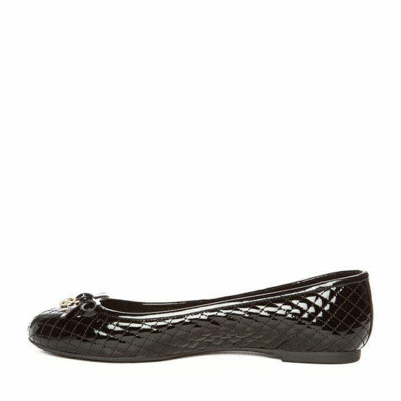 New! MICHAEL KORS MK Charm Quilted Ballet Flats - Picture 3 of 5
